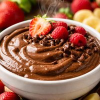 Healthier Fudgy Fruit Dip