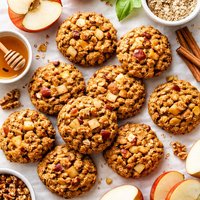 Healthier Oatmeal Apple Cookies