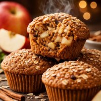 Healthy Apple Bran Muffins