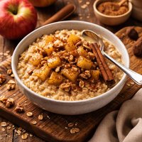 Healthy Apple Cinnamon Oatmeal