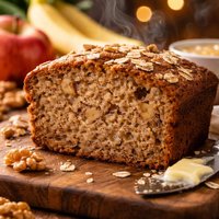 Healthy Applesauce Banana Bread