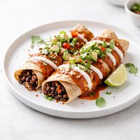 Healthy Black Bean Enchiladas