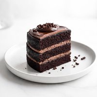 Healthy Black Devils Food Cake