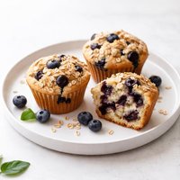 Healthy Blueberry Muffins a Nigella Lawson Makeover