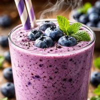 Healthy Blueberry Shake