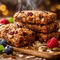 Healthy Breakfast Cookies and Bars Fiber Protein and Fruit