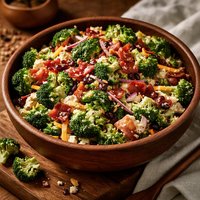 Healthy Broccoli Bacon Salad