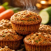Healthy Carrot Zucchini Muffins