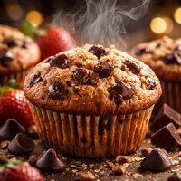 Healthy Chocolate Chip Muffins