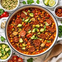 Healthy Chorizo Bean Stew