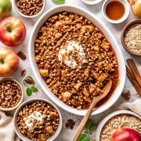 Healthy Cinnamon Apple Crisp Without the Calories