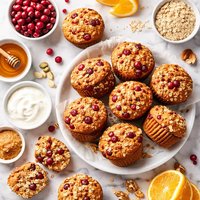 Healthy Cranberry Muffins