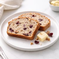 Healthy Cranberry Walnut Bread