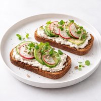 Healthy Cream Cheese and Sunflower Seed Sandwiches