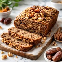 Healthy Date Walnut Fruit Loaf No Butter Oil Egg