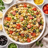 Healthy Delicious Creamy Pasta Salad
