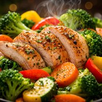 Healthy Diet Chicken and Vegetables
