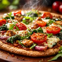 Healthy Flat Bread Pizza
