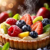 Healthy Fresh Fruit Tart