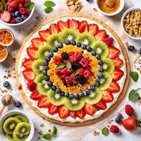 Healthy Fruit Pizza