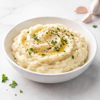 Healthy Garlic Mashed Potatoes