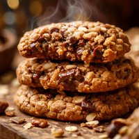 Healthy Gooey Oatmeal Cookies