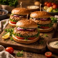 Healthy Ground Chicken Burgers