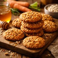 Healthy Honey Carrot Cookies