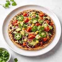 Healthy Mexican Tortilla Pizza