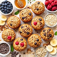 Healthy Oatmeal Muffins
