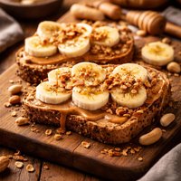 Healthy Peanut Butter Banana Snack