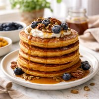 Healthy Pumpkin Hot Cakes