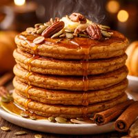 Healthy Pumpkin Pancakes