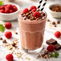 Healthy Raspberry Chocolate Shake