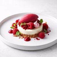 Healthy Raspberry Dessert