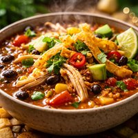 Healthy Slow Cooker Chicken Tortilla Soup