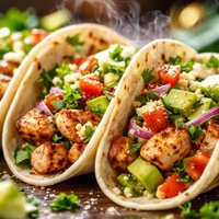 Healthy Soft Chicken Tacos