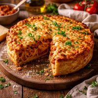 Healthy Spaghetti Pie
