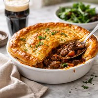 Healthy Steak and Guinness Pie
