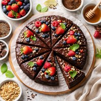 Healthy Sugar Free Chocolate Cake