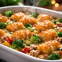 Healthy Tatortot Casserole