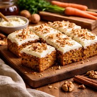 Healthy Vegetarian Carrot Snack Cake