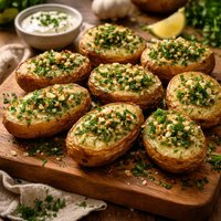 Heart Healthy Herby Baked Spuds