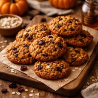 Heart Healthy Pumpkin and Raisin Cookies