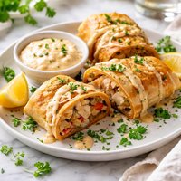 Hearts of Palm Strudel with Remoulade Sauce