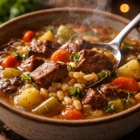 Heartwarming Beef Barley Soup