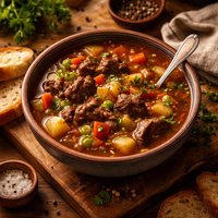 Hearty Beef and Vegetable Soup