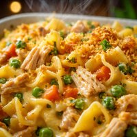 Hearty Chicken Noodle Casserole
