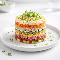 Hearty Eight Layered Salad