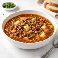 Hearty Hamburger Soup Crock Pot
